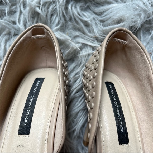 Sz 6 ⭐️ French Connection d’orsay heels — beige and studded - Picture 7 of 10